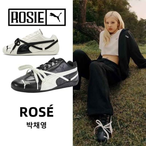 【♡ROSÉ 고열 신상】푸마 x 로제 스피드캣 PRM 블랙 웜 화이트