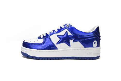 베이핑 에이프 베이프 Sta Low Blue and White Mirror Finish 1170-191-022
