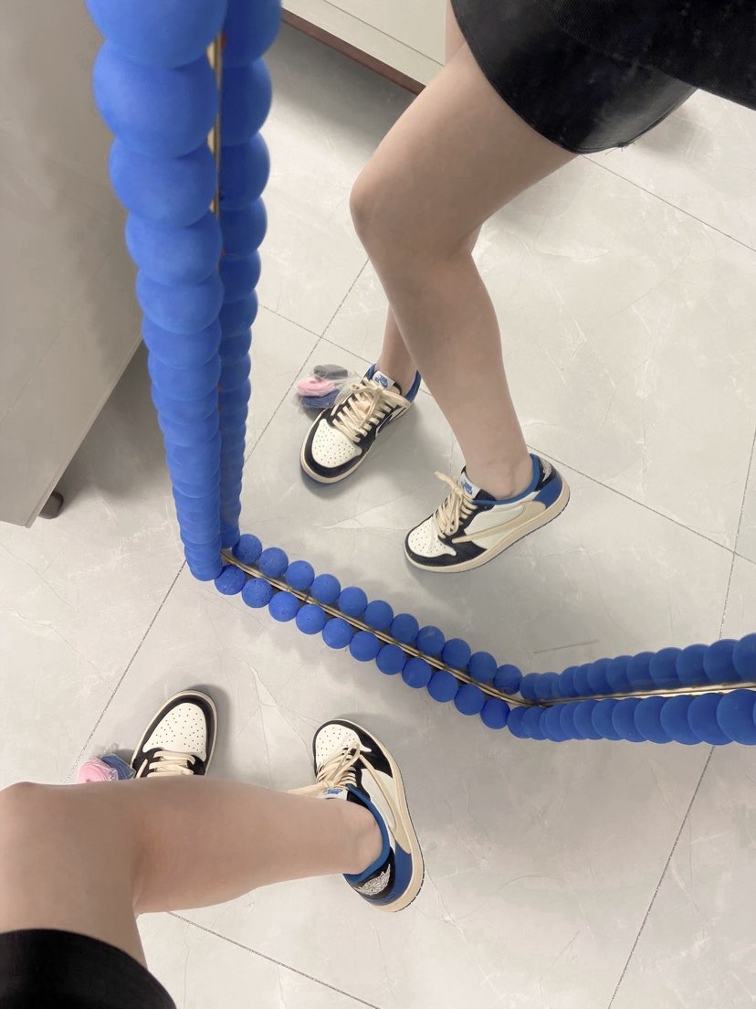 나이키 조던 1 X 트래비스 스캇 X 프라그먼트 레트로 로우 DM7866-140 photo review